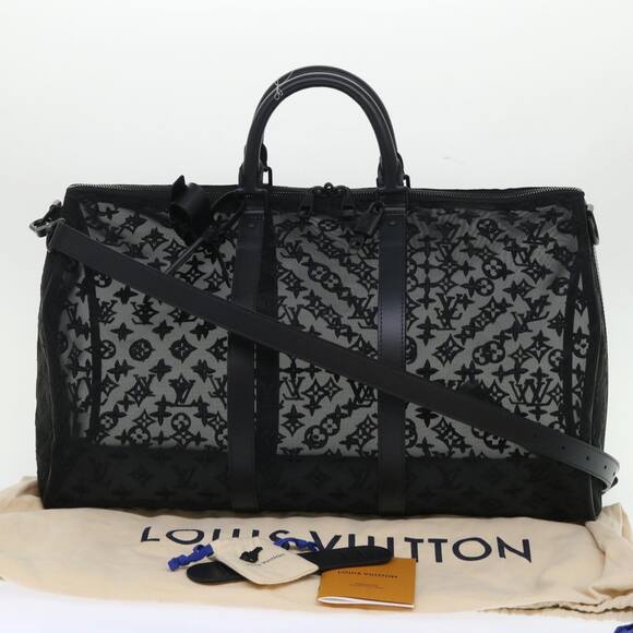 LOUIS VUITTON Monogram See Through Keepall Bandouliere 50 M53971 - Picture 12 of 16